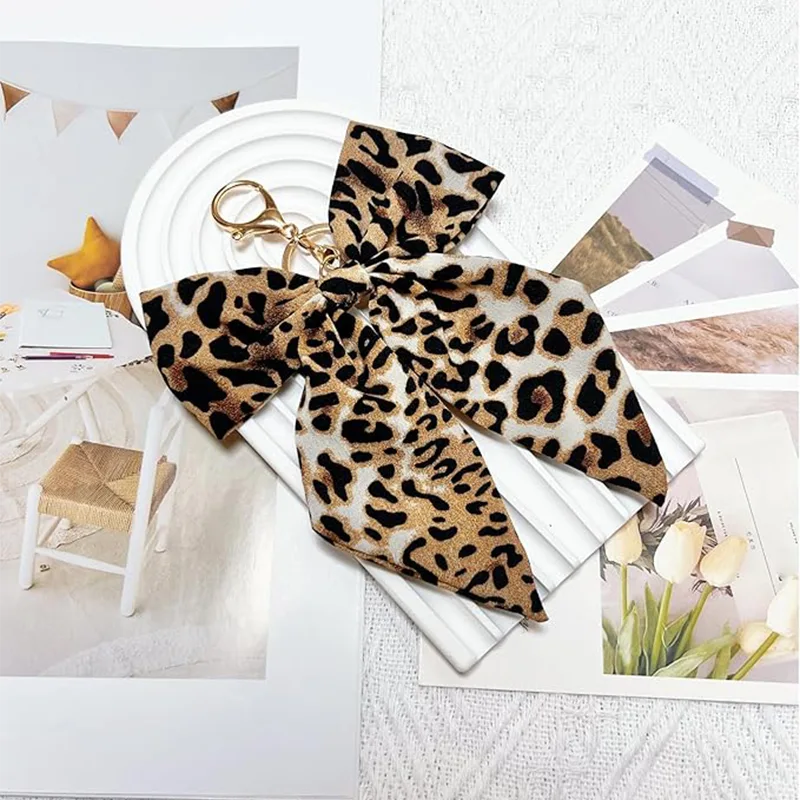 Pesona Beg Bow Print Leopard