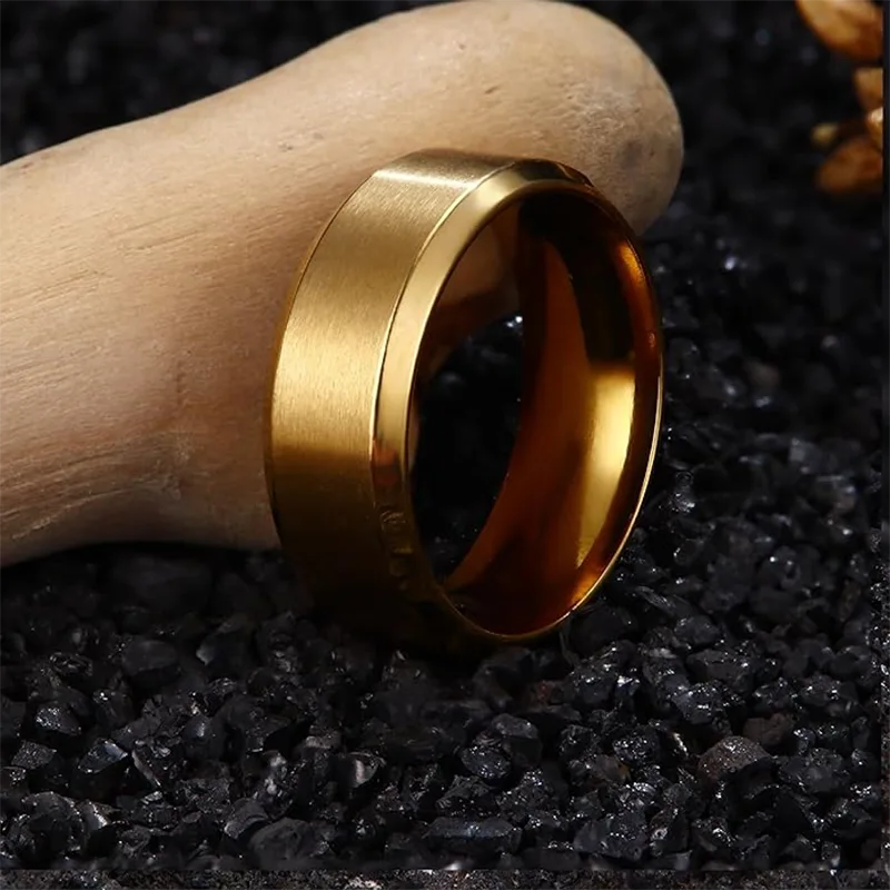 Cincin Lelaki Keluli Tahan Karat