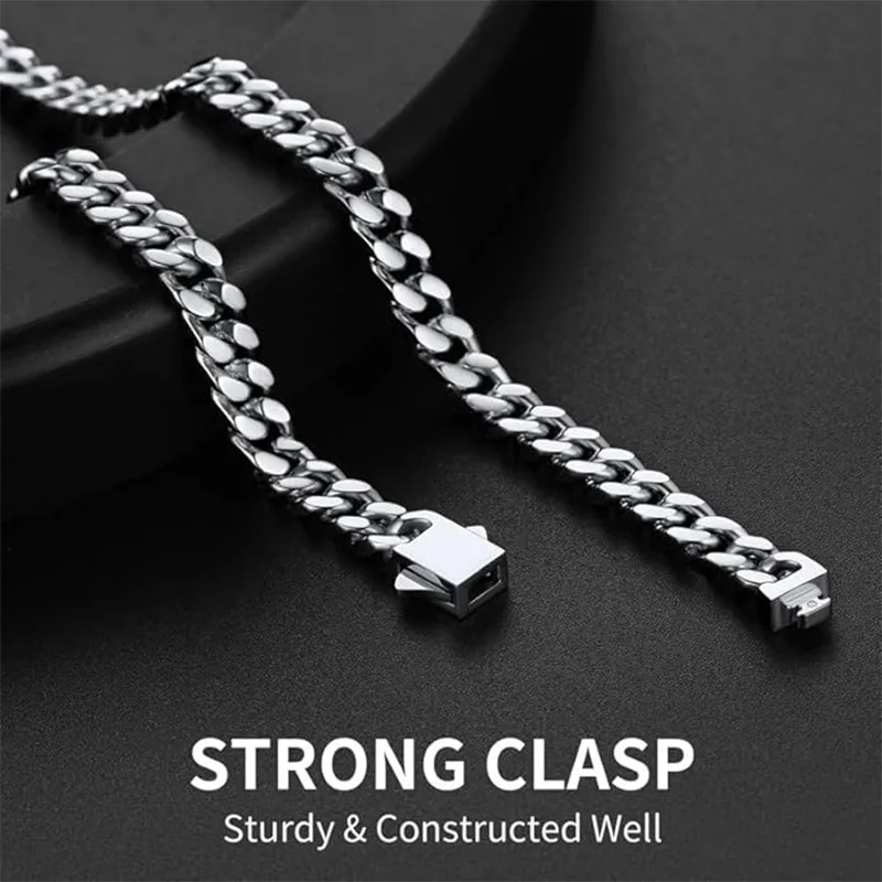 Kalung Fesyen Lelaki Stainless Steel